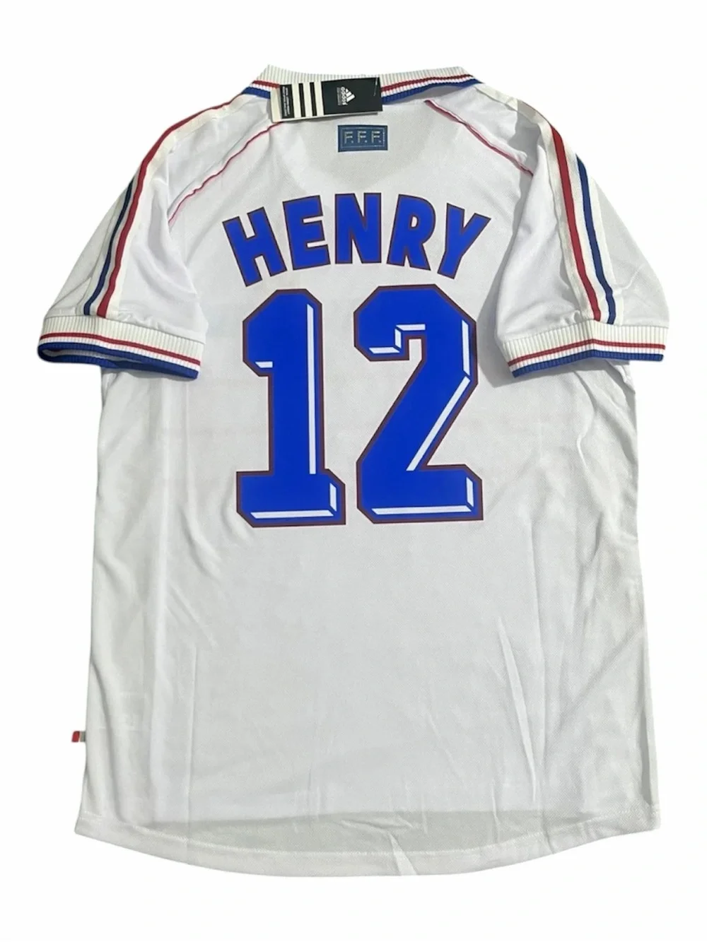 1998 France world Cup home kit. Thierry Henry football soccer jersey. NWT